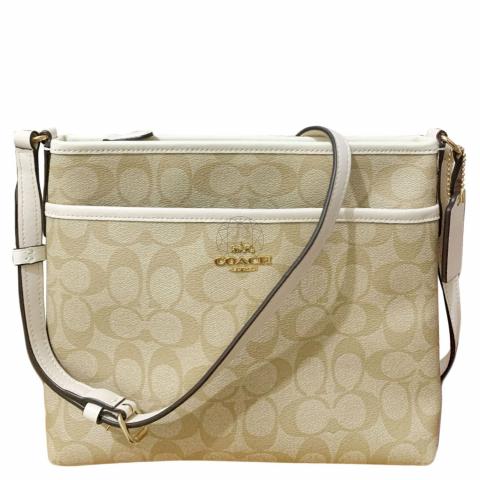 Sell Coach Signature File Crossbody Bag Nude HuntStreet